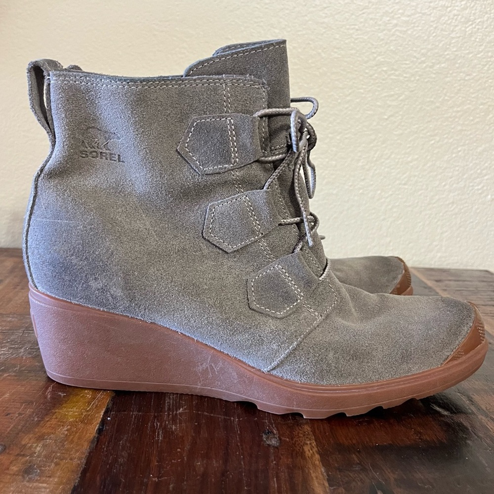 Sorel Toronto Waterproof Lace-Up Wedge Boot 11